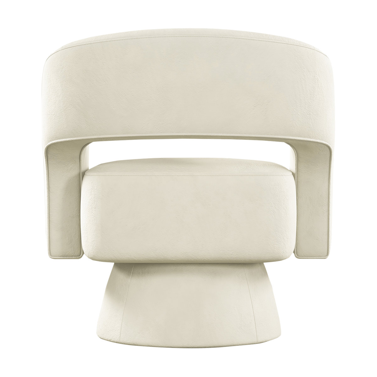 Bochovice 27.8'' Wide Modern Soft Wide Upholstered Swivel Barrel Chair (Set of 2) (Set of 2)